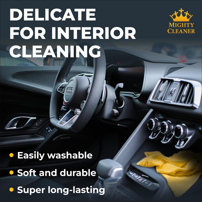 Mighty Cleaner Premium Shammy Cloth for Car Drying - 26â€x17â€ - Super Absorbent Chamois Towel for Car - Scratch-Free, Reusable & Soft - Image 5