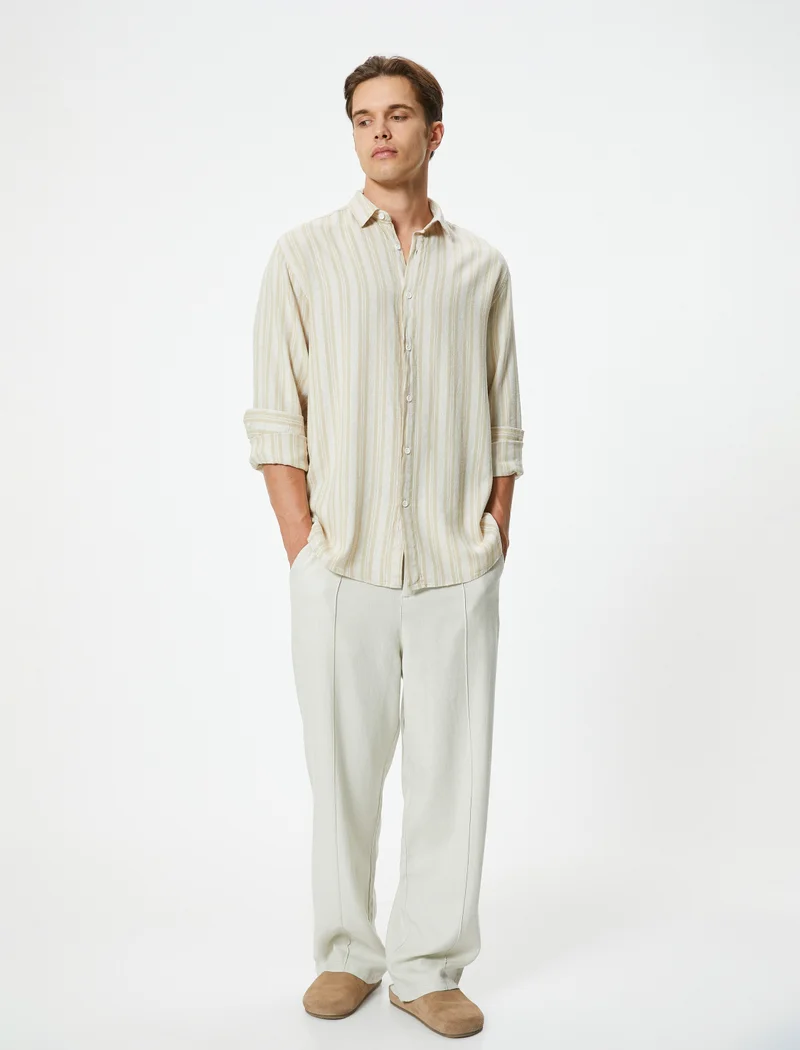 KOTON Koton | Striped Long Sleeves Shirt