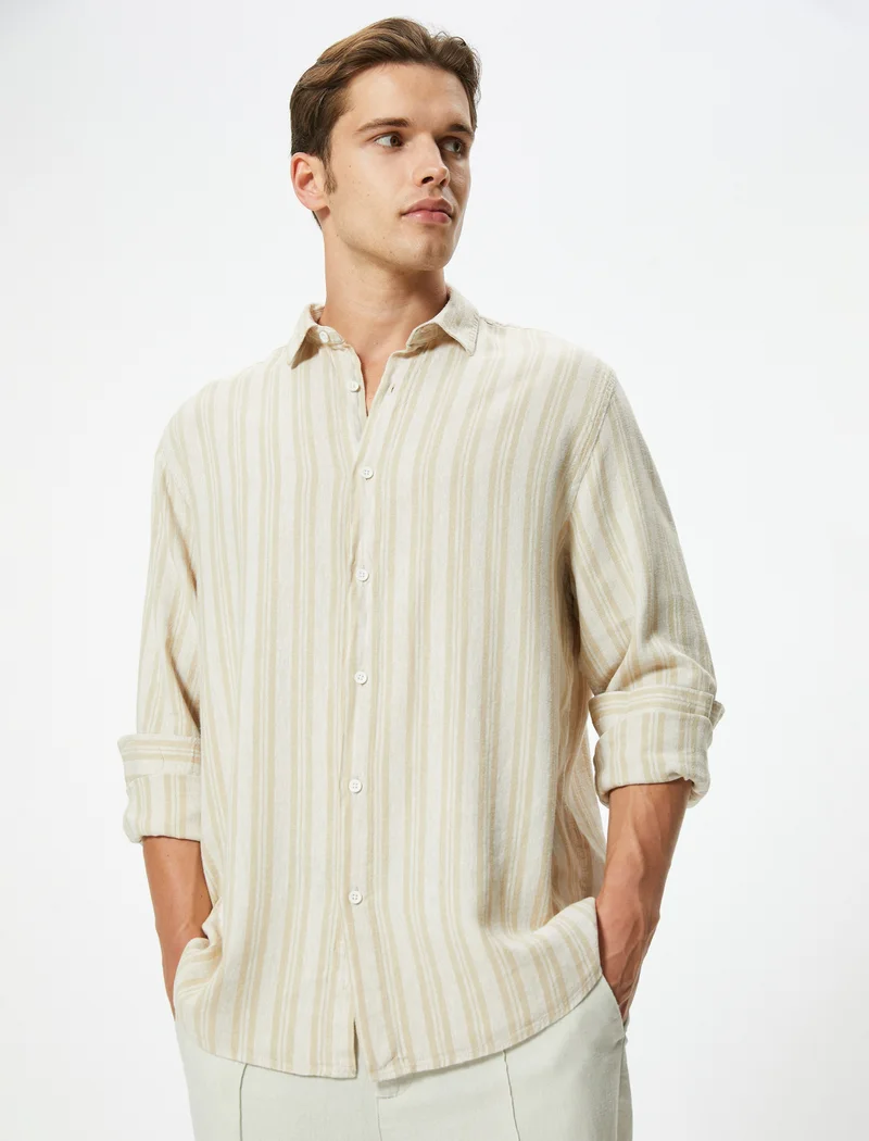 KOTON Koton | Striped Long Sleeves Shirt