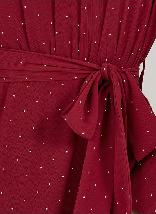 Polka Dot Maxi Dress