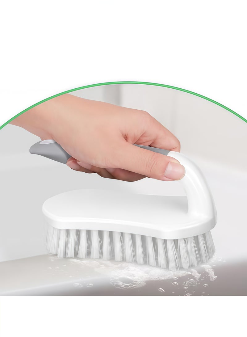 Scrub Brush, Heavy-Duty Scrub Brushes for Cleaning with Stiff Bristles Cleaning Brush for Shower, Bathroom, Carpet, Kitchen and Bathtub Scrubber - Image 1