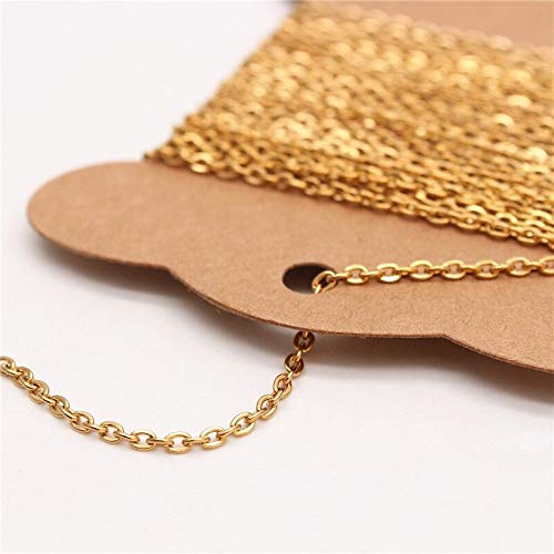 SHARUM CRAFTS Combo of Link Anchor Chain Sitara Golden 5 Mtr Jump Ring Round Nose Side Cutter Plier - Image 4