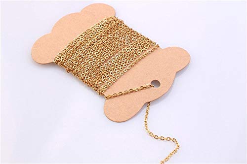 SHARUM CRAFTS Combo of Link Anchor Chain Sitara Golden 5 Mtr Jump Ring Round Nose Side Cutter Plier - Image 5