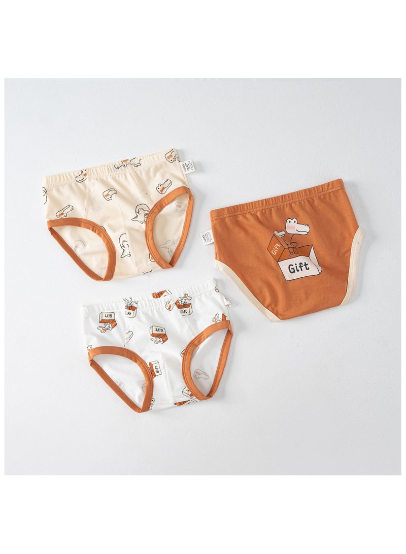 Fashionable Little Boy Printed Triangle Pants Suitable For Ages 3-10  - Image 1