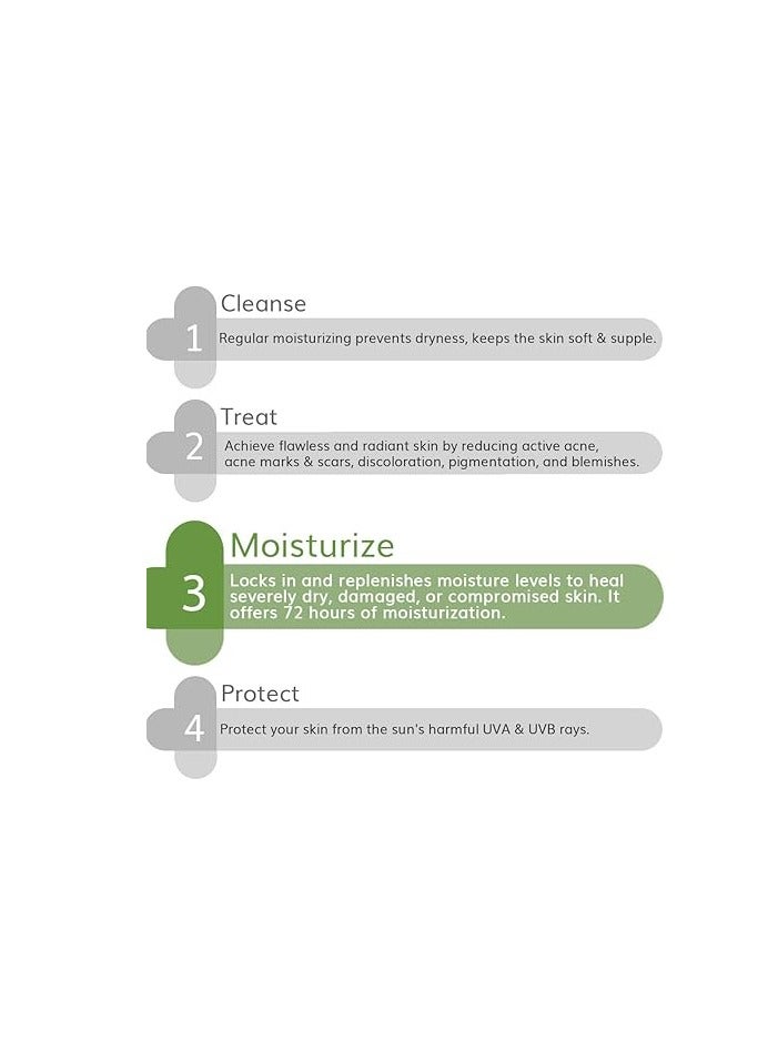 ذا ديرما كو مرطب مكثف بالسيراميد وحمض الهيالورونيك مع حمض الهيالورونيك للبشرة الجافة | يُصلح البشرة الجافة والباهتة والمتهيجة | يُحافظ على ترطيب البشرة، ويُعالج التصبغات وحب الشباب | للاستخدام ليلاً ونهاراً - ٥٠ غرام - Image 3