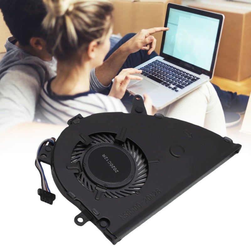 Replacement Laptop CPU Cooling Fan For Pavilion 15 Cs 15 Cw Series Cw1063wm With Copper Heat Sink And Repair Tools Efficient Black - Image 4