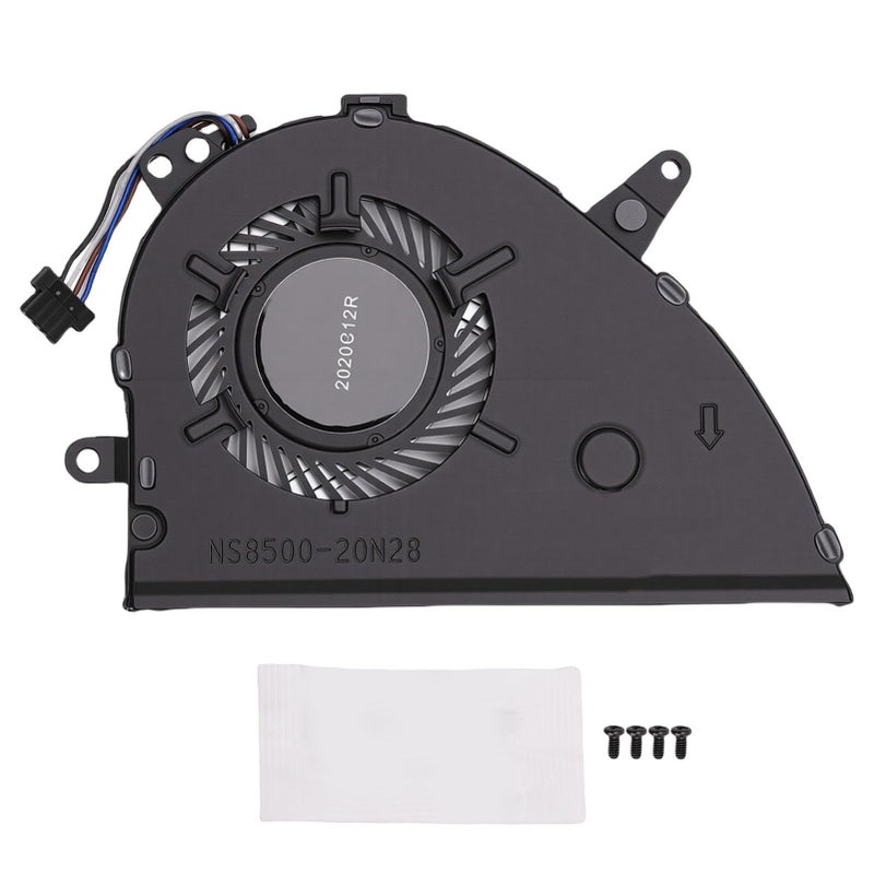 Replacement Laptop CPU Cooling Fan For Pavilion 15 Cs 15 Cw Series Cw1063wm With Copper Heat Sink And Repair Tools Efficient Black - Image 2