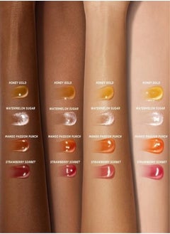 Gisou GISOU Honey Infused Lip Oil Honey Gold - Clear Golden Glow, Hydrating & Nourishing Lip Treatment (0.27 oz / 8 ml)  - Image 4