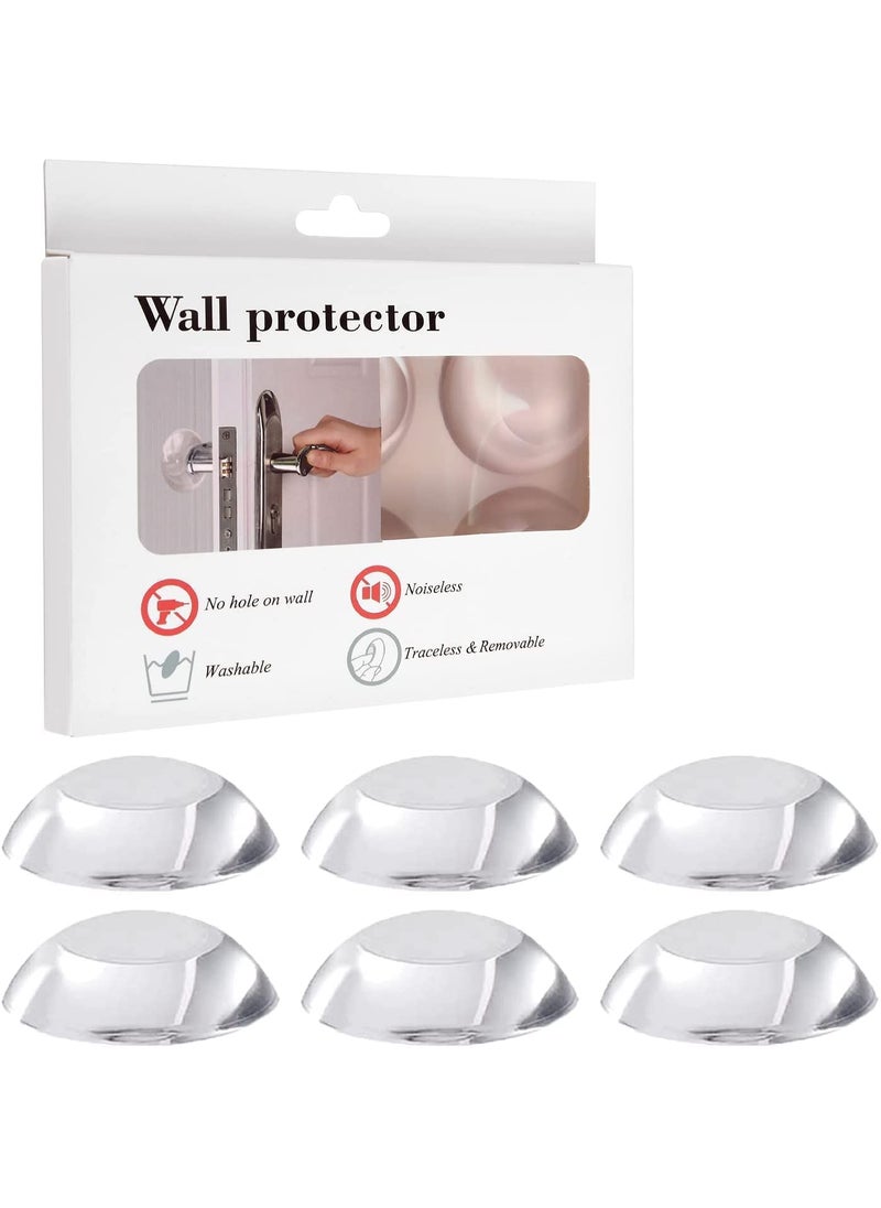 BITTZOOT BITTZOOT Door Knob Wall Protector Door Bumper Wall Protector Clear Door Stoper Knob PadsSelf Adhesive Guard Wall Protector 6  - Image 1