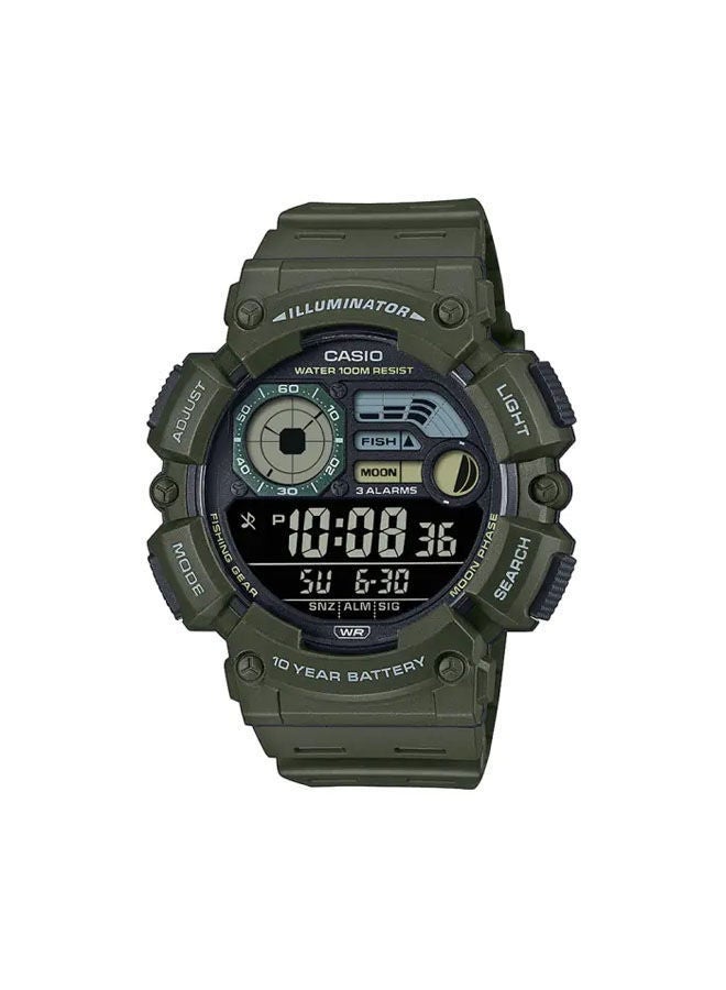 CASIO Resin Digital Wrist Watch WS-1500H-3BVDF - Image 1