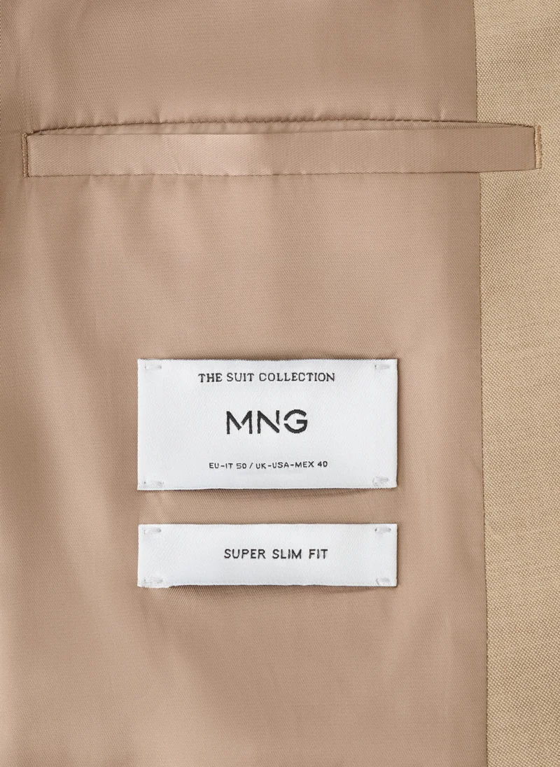 Mango Man  Super slim-fit suit jacket in stretch fabric for Men | Best Price UAE