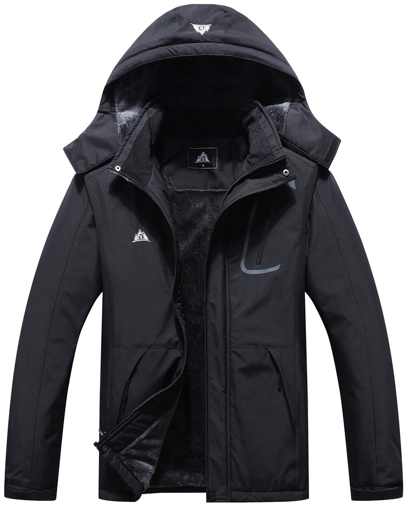MOERDENG Womens Waterproof Ski Jacket Warm Winter Coat Outdoor Windbreaker Hiking Snowboarding Jacket