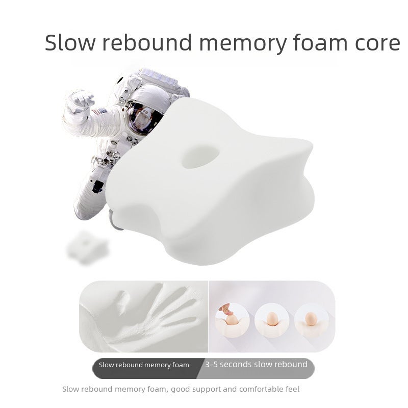 Memory Foam Leg Pillow Home Pregnant Women Support Knee Pillow Foot Pillow Pillow Knee Pillow Leg Pillow(Tencel Blue, 26*23*16*10cm) - Image 5