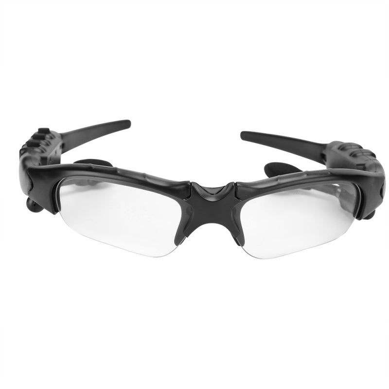 Bluetooth Sunglasses Headphone Transparent Ergonomic All-Face-Shape Sunglasses Headphone - Heat-Resistant Flexible Frame Bone Conduction Sunglasses for Outdoor Travel Driving - Image 3