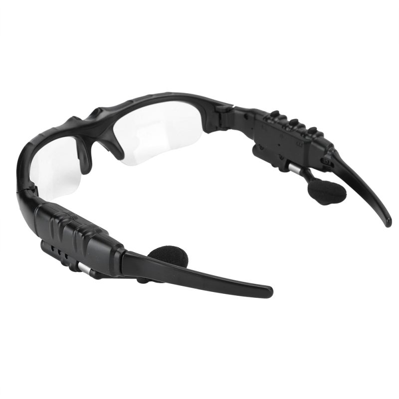 Bluetooth Sunglasses Headphone Transparent Ergonomic All-Face-Shape Sunglasses Headphone - Heat-Resistant Flexible Frame Bone Conduction Sunglasses for Outdoor Travel Driving - Image 2
