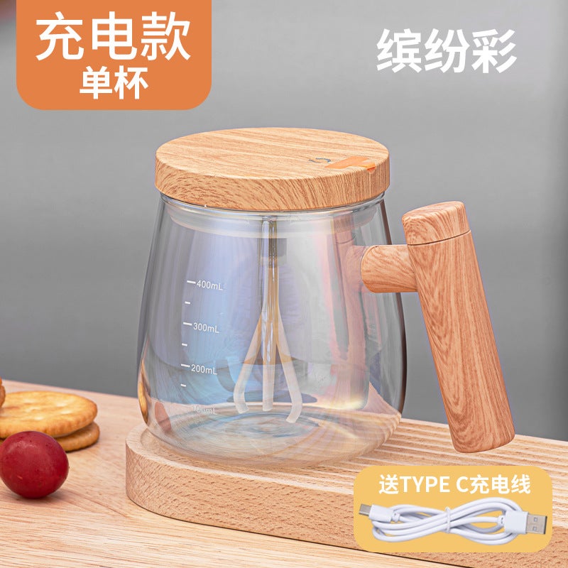 Japanese-Style Automatic Mixing Cup – 400ML Electric Mug for Coffee and Milk - Image 1
