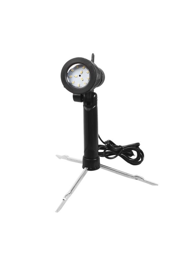 LED Photography Light White Warm Light Taobao Small Still Life Studio Soft Light Light Fill Light Small Spotlight Table Lamp-Light Source Color:Small LED Spotlight_European Standard | | Warm Light (2700K)  - Image 3