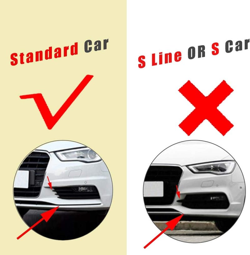DEMULAX Carbon Fiber Rear Bumper Diffuser for A3 8V Sedan - Image 5