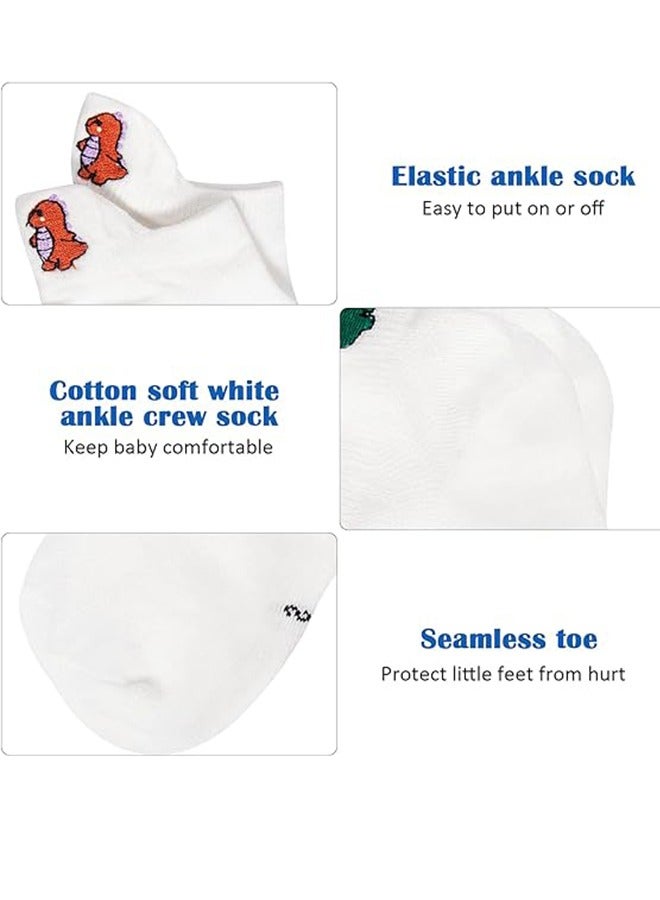 5 Pairs Of Thin Mesh Socks For Boys And Girls, Cotton Low-Cut Lnvisible Socks For Kids Ages 6-8  - Image 2