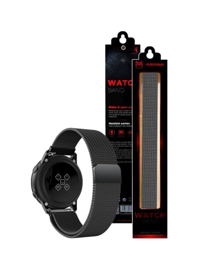 NIBEMINENT Henlein Series Replacement Band For Samsung Galaxy Active/Active 2 40/44 mm Black  - Image 2