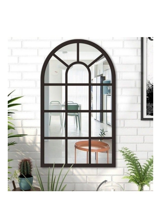 ميكسد ديكور نوافذ مرايا حائط مقوسة لغرفة المعيشة وغرفة النوم والمدخل وحمام المغسلة - Image 1