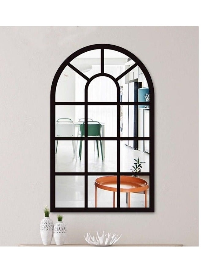 ميكسد ديكور نوافذ مرايا حائط مقوسة لغرفة المعيشة وغرفة النوم والمدخل وحمام المغسلة - Image 2