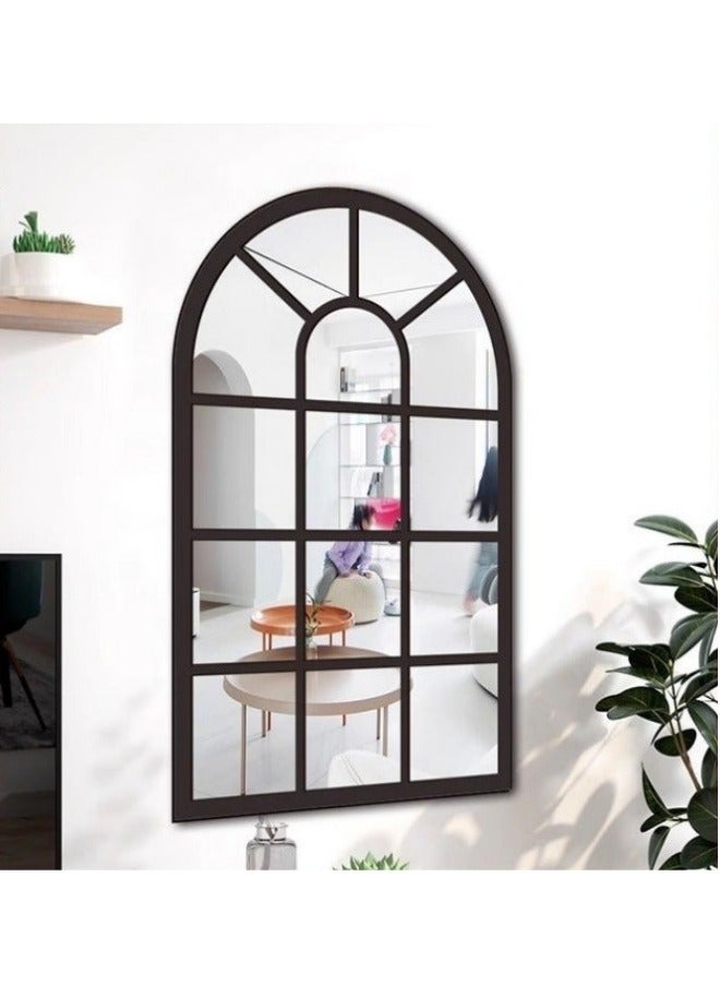 ميكسد ديكور نوافذ مرايا حائط مقوسة لغرفة المعيشة وغرفة النوم والمدخل وحمام المغسلة - Image 3