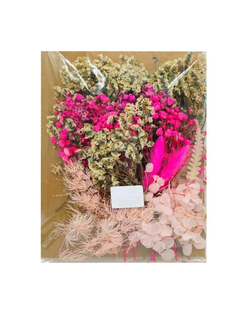 Prescent Multicolor Real Dry Flower Big Packet for Resin Art, Craft, Projects, Decoration, Jewelry Making, and Much More (CD-MG20577) - Image 1