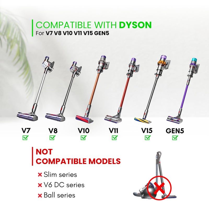 VACEXT Replacement Attachments for Dyson V7 V8 V10 V11 V15 - Vacuum Accessories for Home and Car Cleaning - Image 2