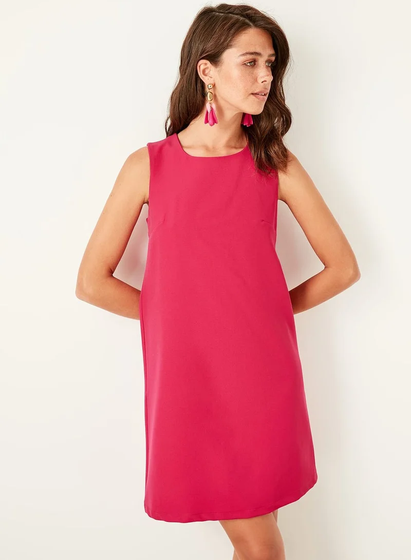 trendyol Crew Neck Shift Dress