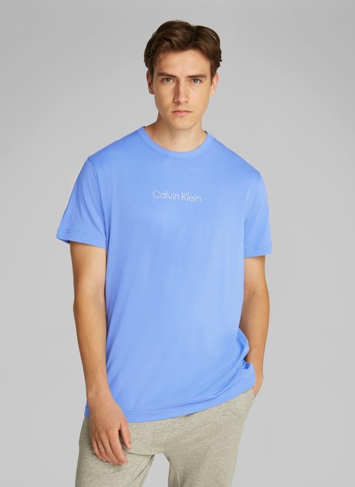 CALVIN KLEIN Cotton T-Shirt Short Sleeve Lounge T-Shirt  - Image 1