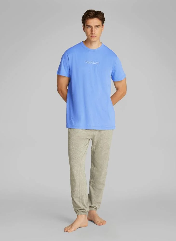 CALVIN KLEIN Cotton T-Shirt Short Sleeve Lounge T-Shirt