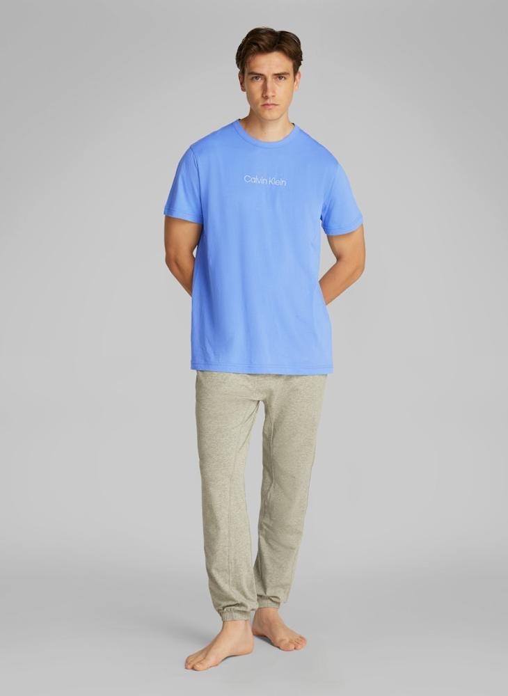 CALVIN KLEIN Cotton T-Shirt Short Sleeve Lounge T-Shirt  - Image 4