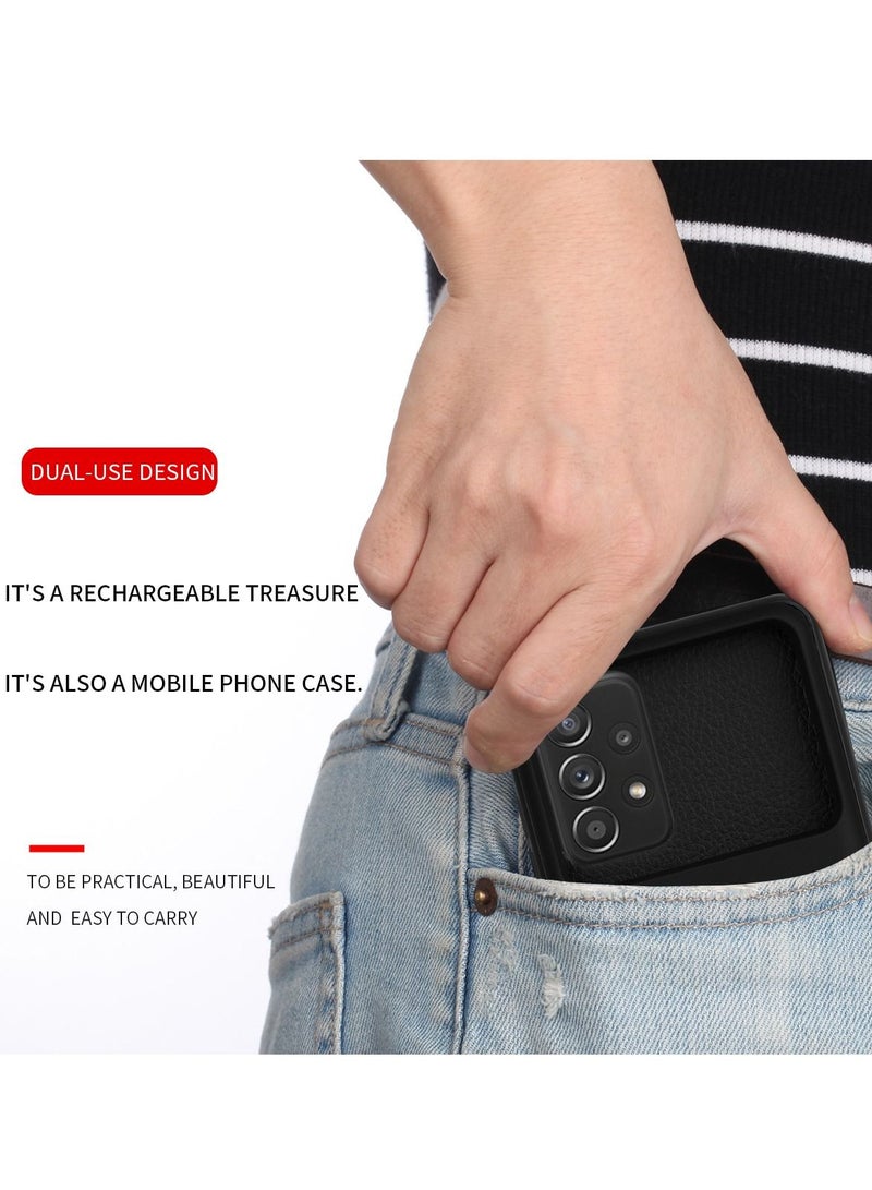 GULFLINK Wireless Protective Charging Case Cover for SAMSUNG A33 5000MAH Black - Image 5