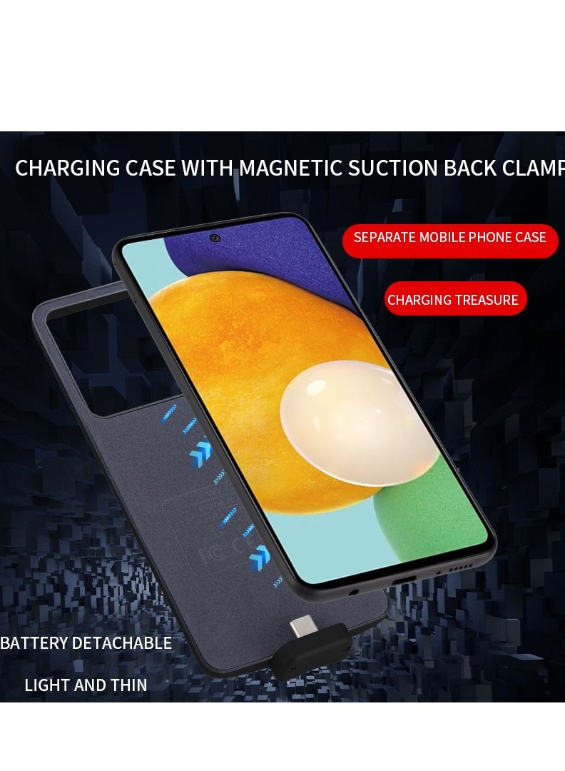 GULFLINK Wireless Protective Charging Case Cover for SAMSUNG A33 5000MAH Black - Image 2