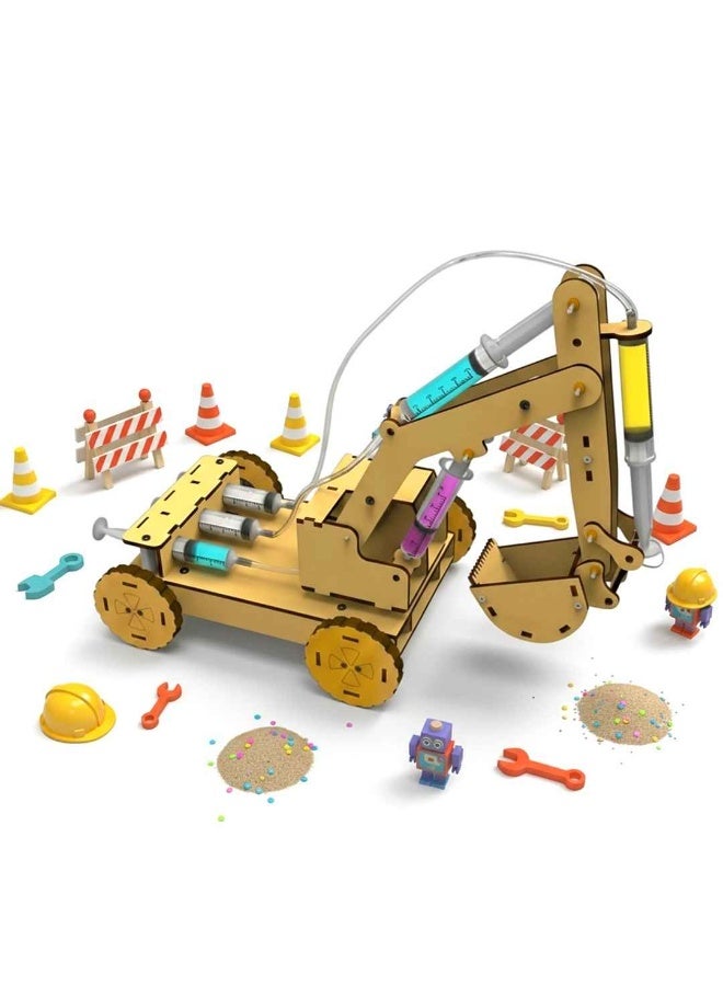 فن ليرنينج ستور اصنع الحفار الهيدروليكي - تركيبة خشبية ثلاثية الابعاد - Image 1