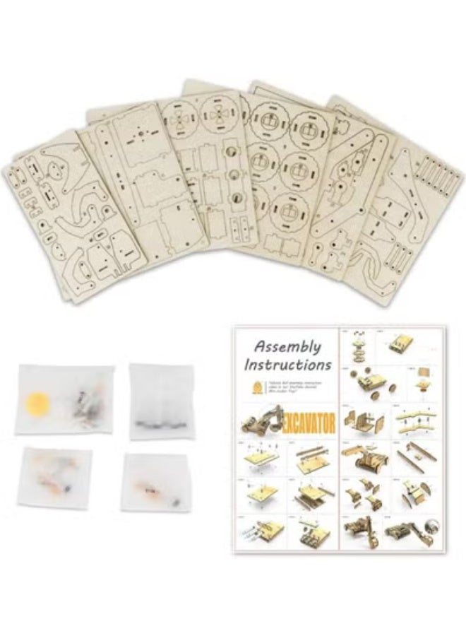 فن ليرنينج ستور اصنع الحفار الهيدروليكي - تركيبة خشبية ثلاثية الابعاد - Image 2