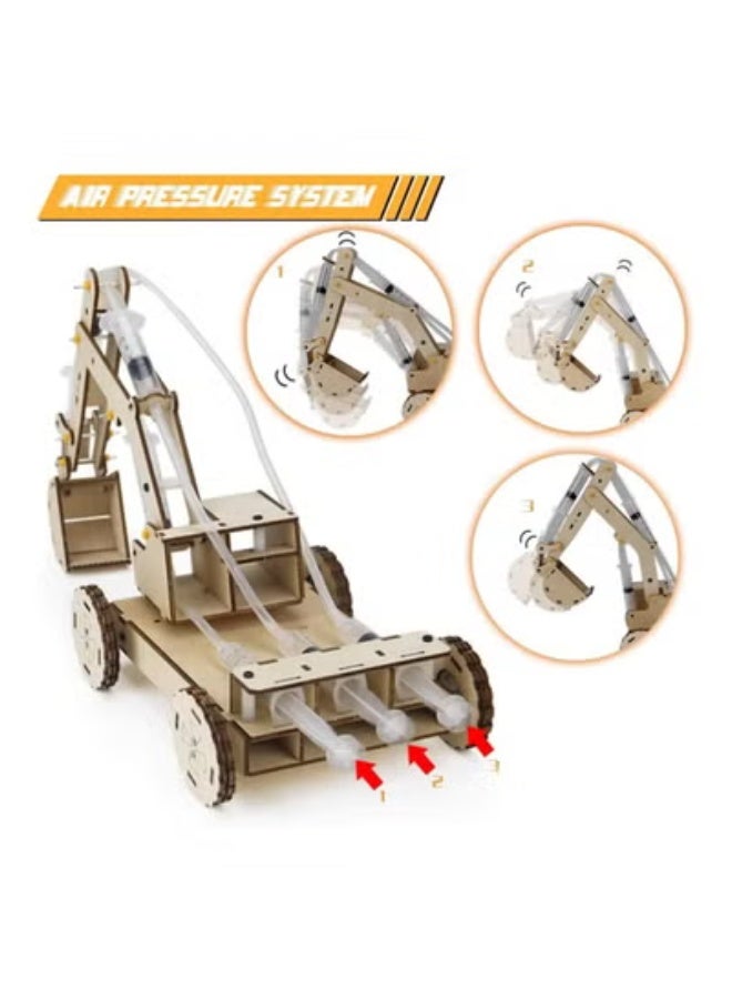 فن ليرنينج ستور اصنع الحفار الهيدروليكي - تركيبة خشبية ثلاثية الابعاد - Image 3