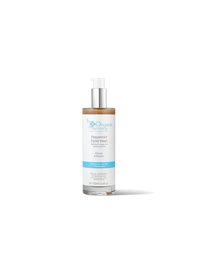 The Organic Pharmacy - The Organic Pharmacy Top Peppermint Facial Wash 100ml - Image 1