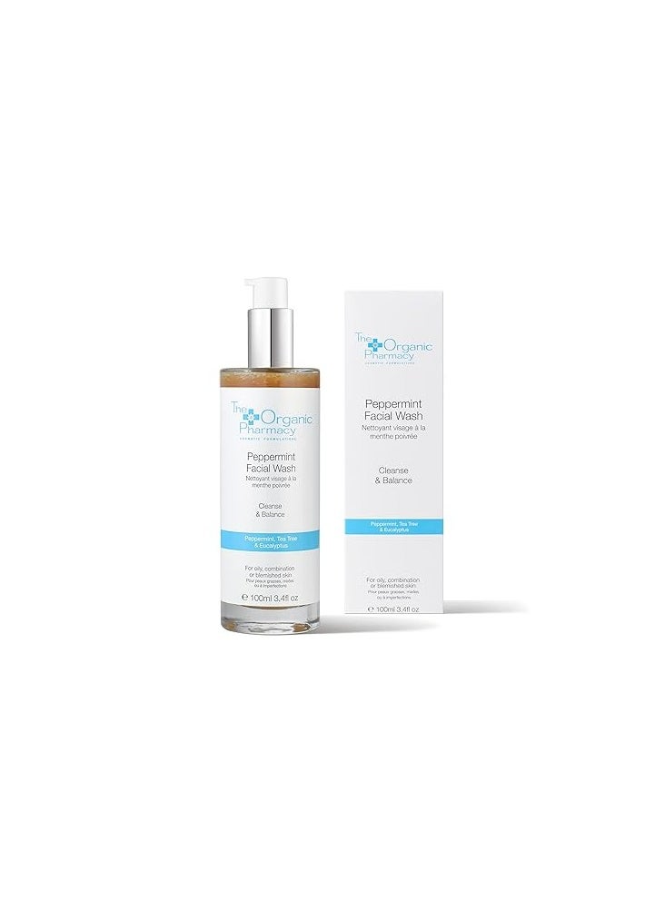 The Organic Pharmacy - The Organic Pharmacy Top Peppermint Facial Wash 100ml - Image 1