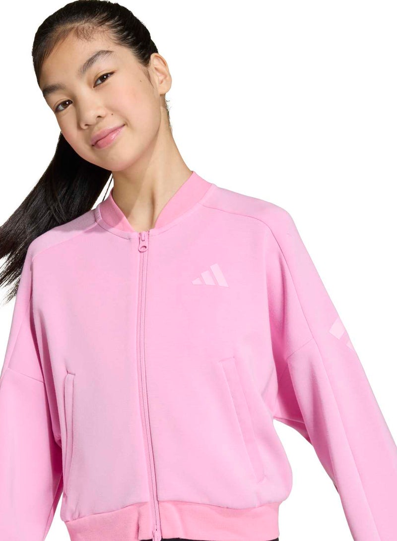 Adidas Future Icons 3 Stripes Full Zip Track Top - Image 4