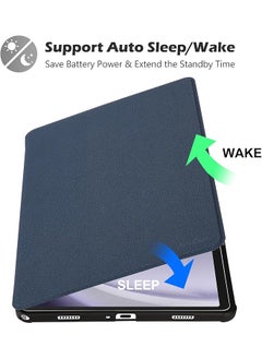 Procases Protective Case For Galaxy Tab A9 Plus 11 Inch 2023 Folio Smart Slim Stand Cover For Galaxy Tab A9+ Tablet Sm-X210 X215 X216 X218 -Navy  - Image 4