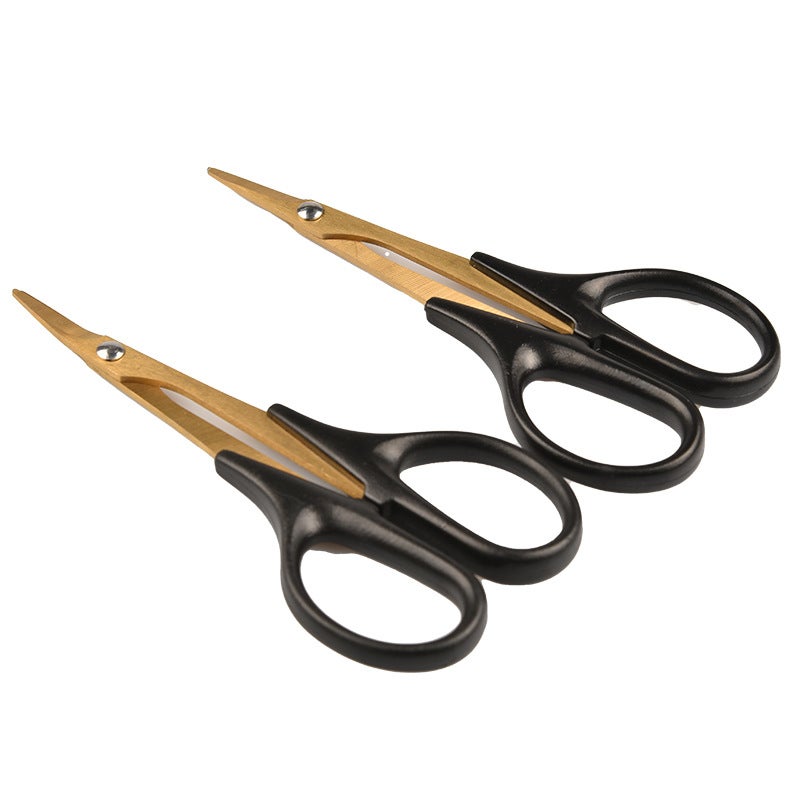 Precision RC Car Body Scissors Kit Gold 