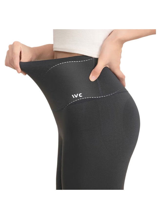 VVC Shark Leggings For Women, Outer Wear, Autumn And Winter, Tummy Control Lifting, Base Layer Pants, Yoga Pants, Antibacterial Lifting Pants, Starry Gray, M - Image 3