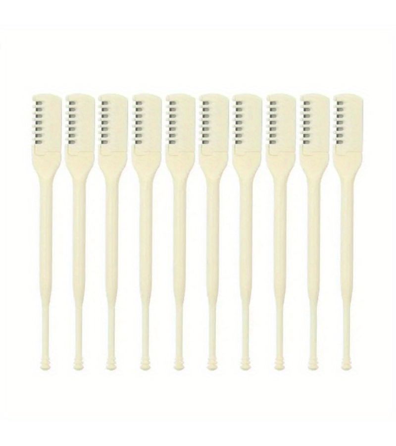 Manual Nasal Hair Trimmer 360 Degree Rotating Scissors 5pcs - Image 5