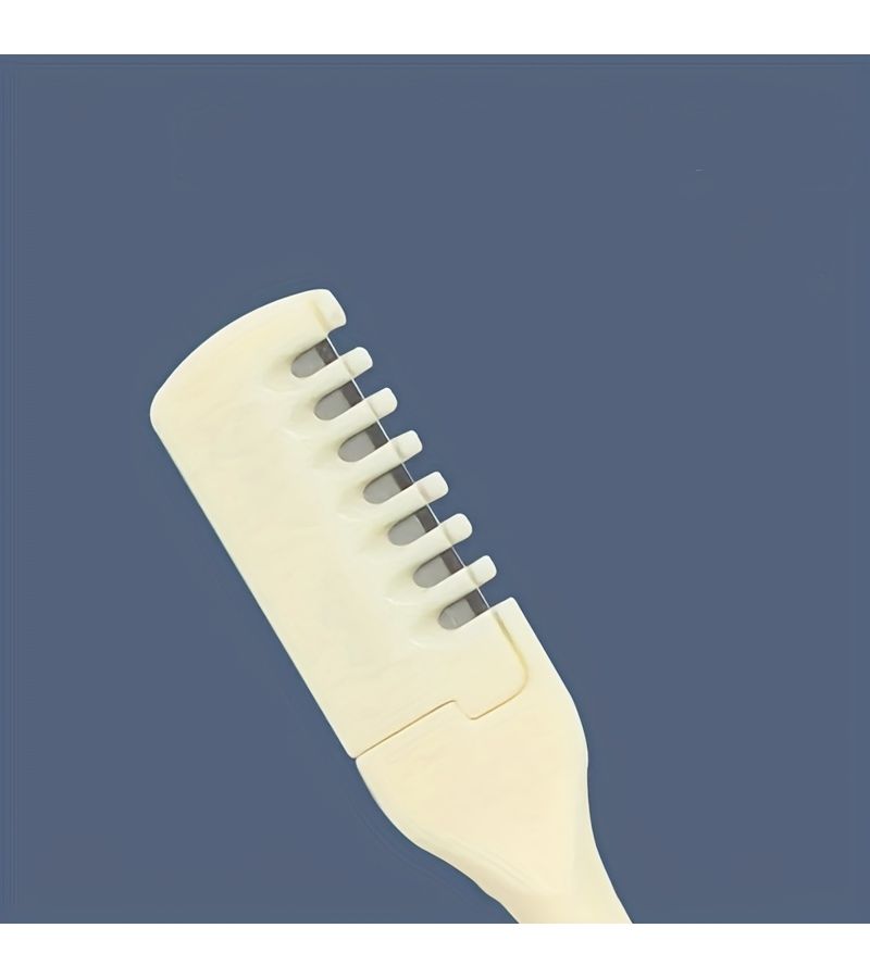 Manual Nasal Hair Trimmer 360 Degree Rotating Scissors 5pcs - Image 2