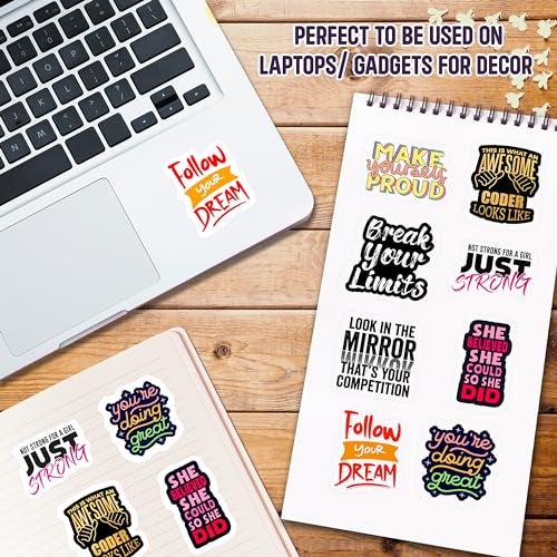 Twinster Aesthetic Journal Stickers Book | 24,A5 Pages 300+ Aesthetic Self-Adhesive Vinyl Sticker for Journal,Scrapbook, Projects, Multipurpose Use. - Image 2