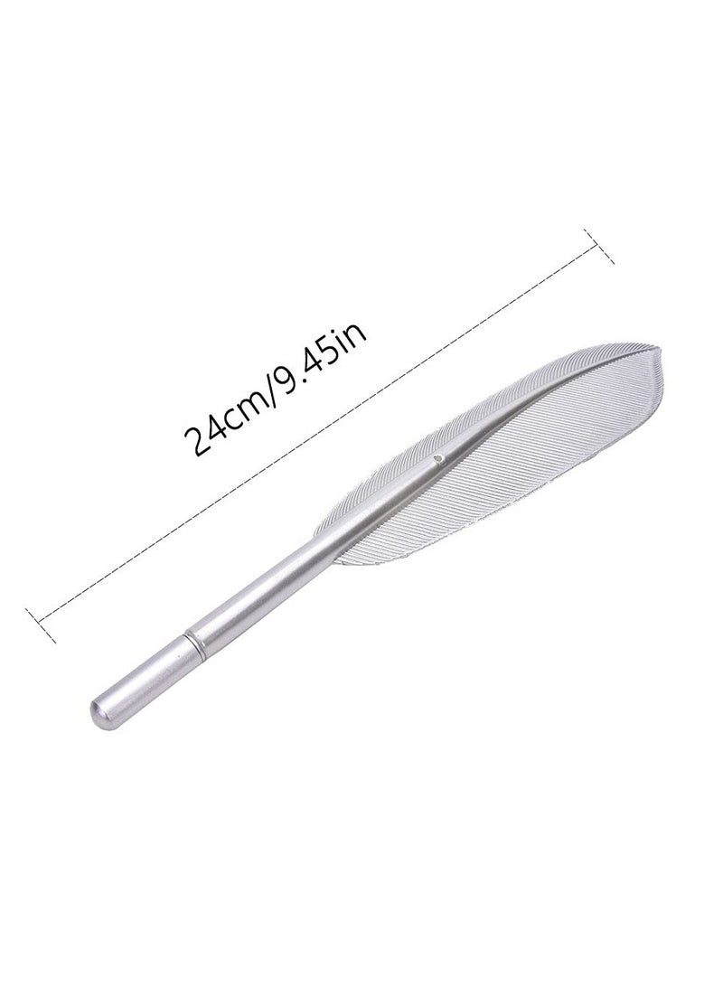 Zikra 4Pcs Retro Style Quill Pens, Gel Ink Rollerball Pens 0.5mm Black Gel Pens Ballpoint Pens for School Office Stationery - Image 3