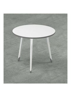 Neo Front Neo Front MDF Meeting Table Round Conference Table White Lounge Table for Home and Office TC-P9031 