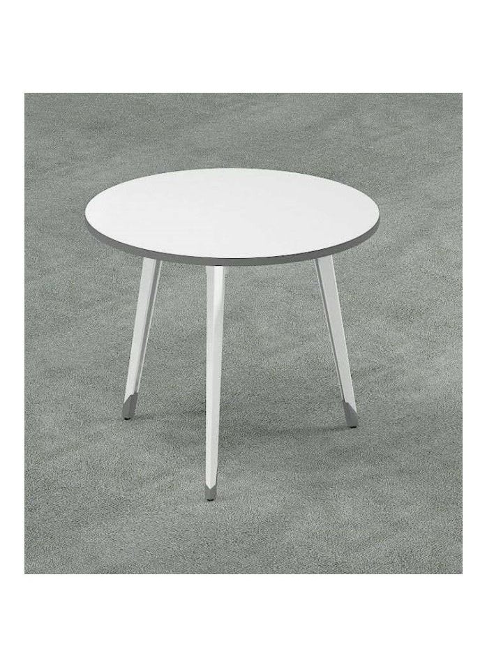 Neo Front - Neo Front MDF Meeting Table Round Conference Table White Lounge Table for Home and Office TC-P9031 - Image 1